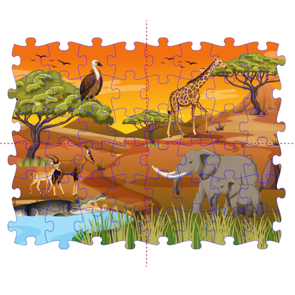 MUFFIK Sonsuz Bulmacalar - Orman/Safari