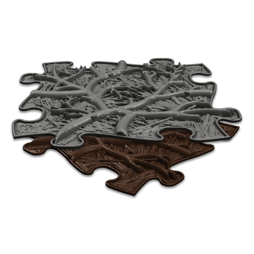 Ortopedik mat - Ağaç kökleri - yumuşak