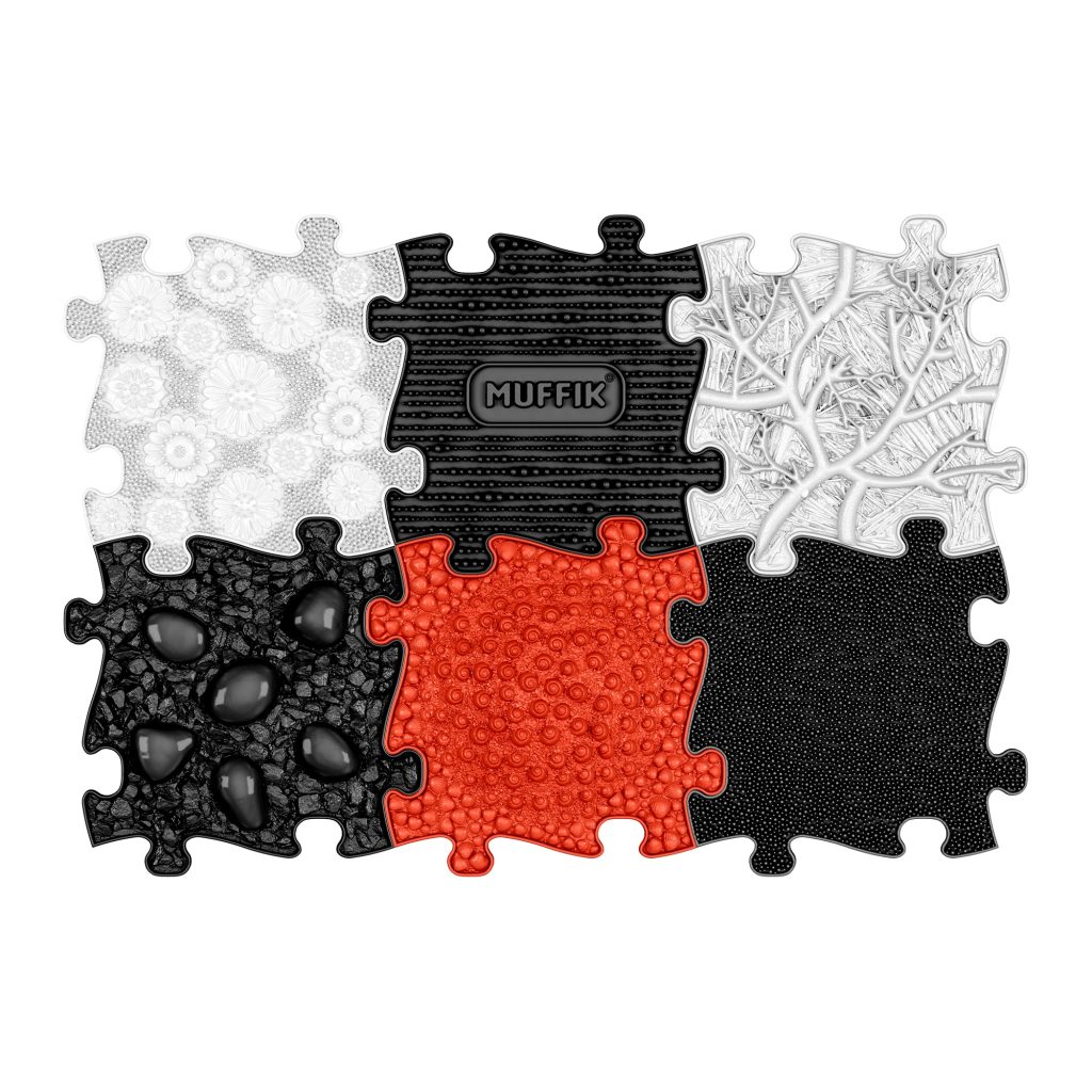 Ortopedik mat seti - Bebek Siyah ve Beyaz